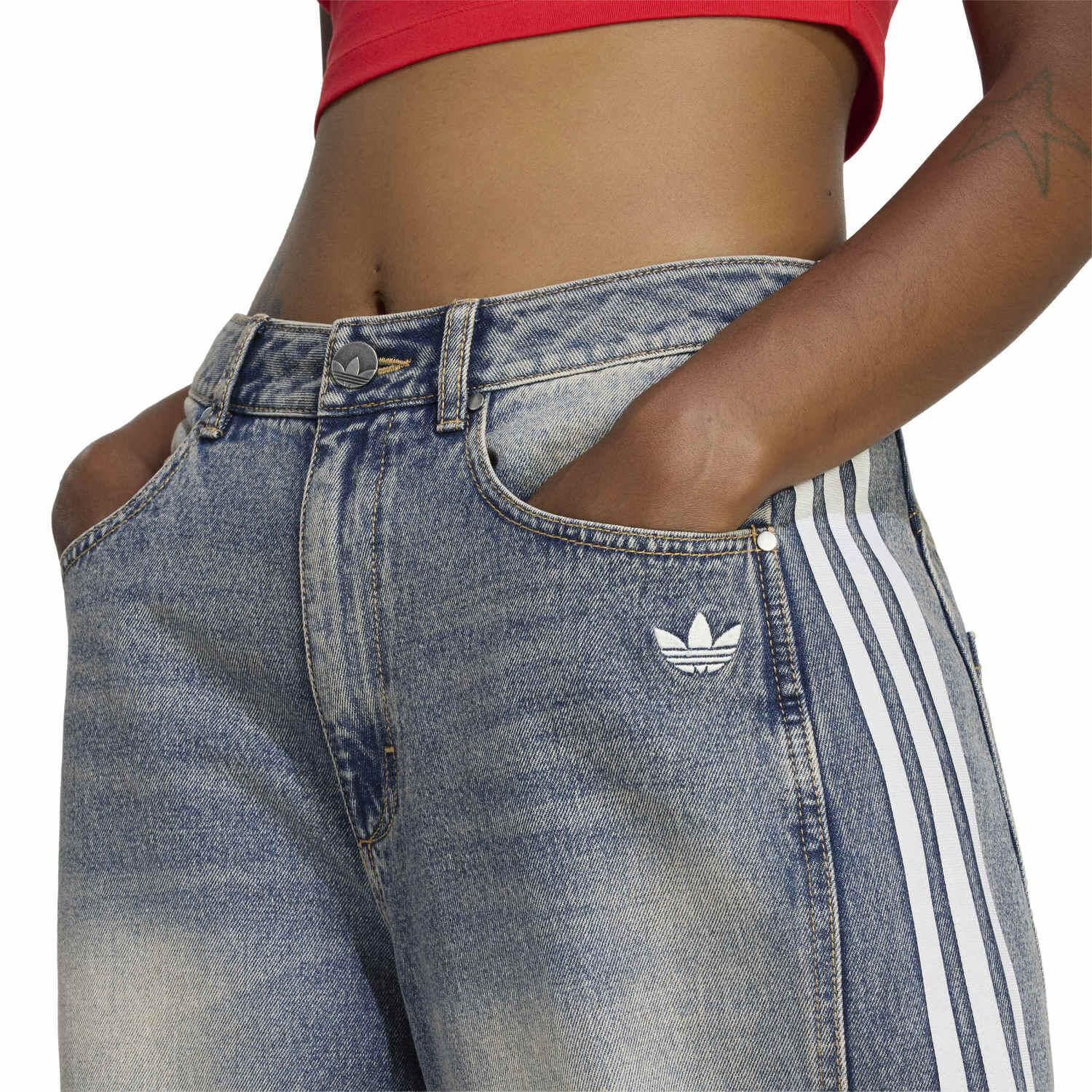 adidas「【ADIDAS ｳｪｱ】W DENIM BARREL PT(BADIGIRL)」|チノ|