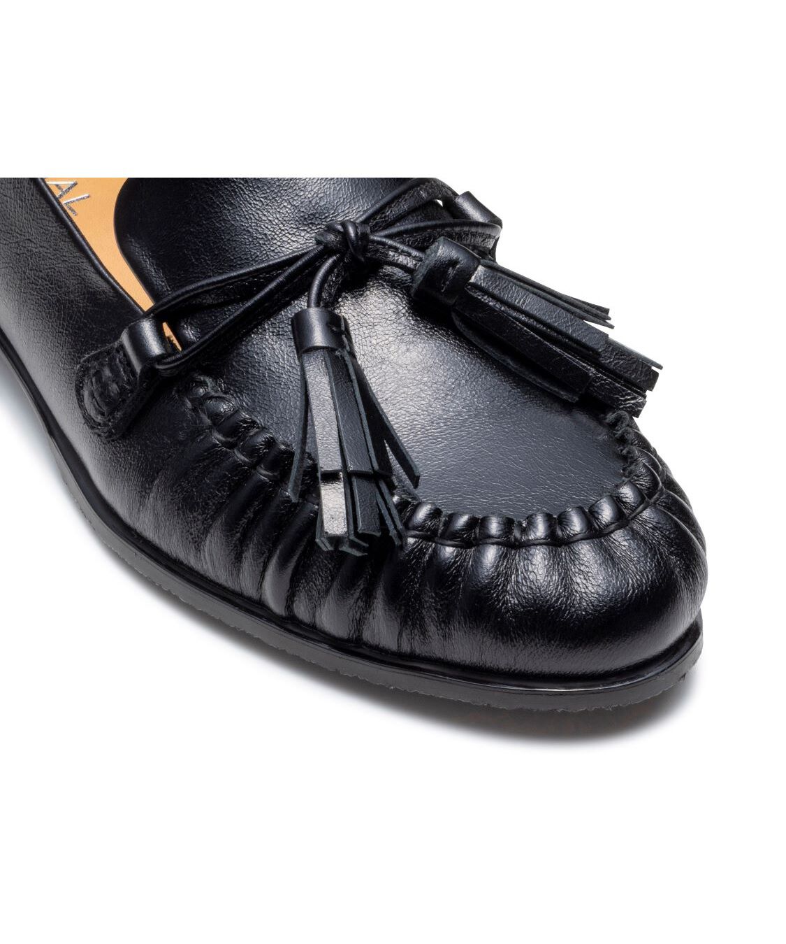 REGAL SHOES「REGAL 【新作】ギャザーフラットモカシン【ヒール15mm】　商品コード：F12SAH」|ローファー|
