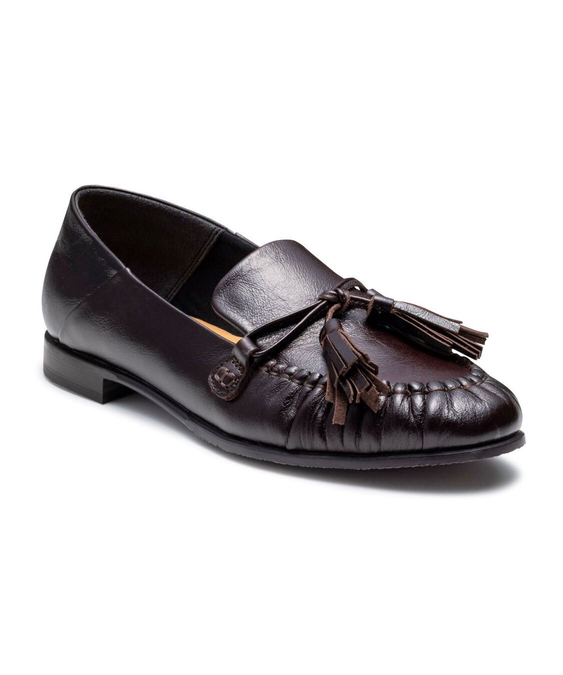 REGAL SHOES「REGAL 【新作】ギャザーフラットモカシン【ヒール15mm】　商品コード：F12SAH」|ローファー|
