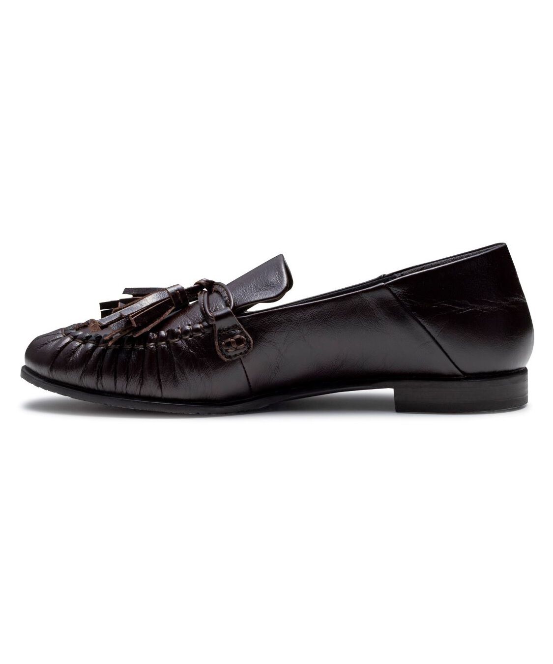 REGAL SHOES「REGAL 【新作】ギャザーフラットモカシン【ヒール15mm】　商品コード：F12SAH」|ローファー|