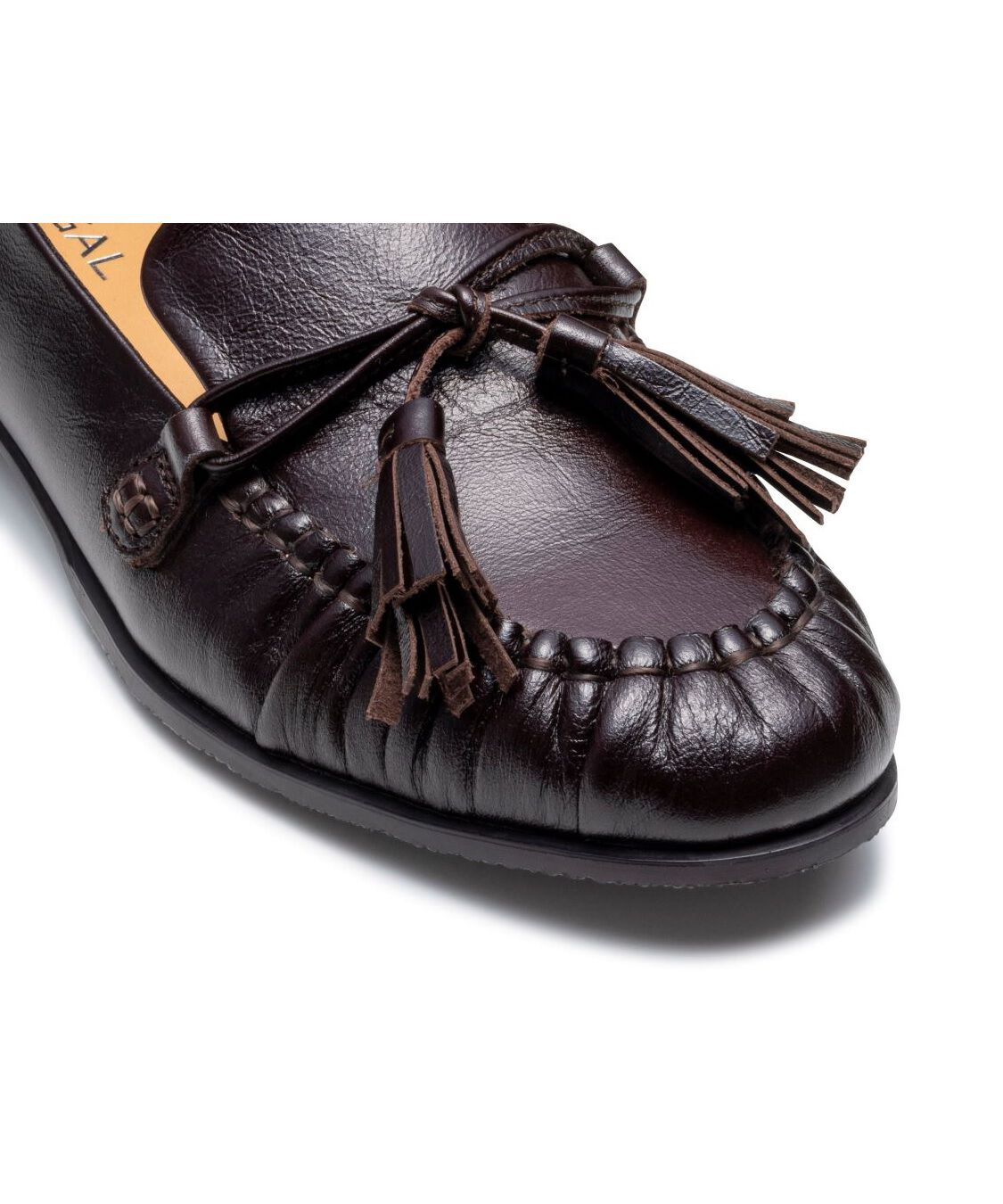 REGAL SHOES「REGAL 【新作】ギャザーフラットモカシン【ヒール15mm】　商品コード：F12SAH」|ローファー|
