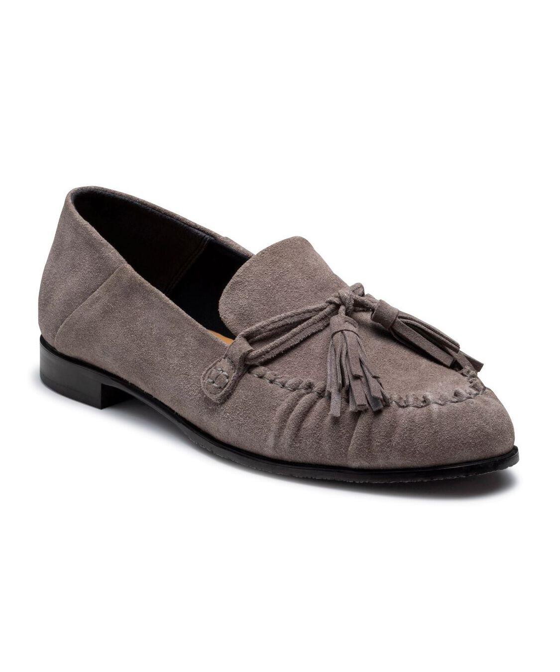REGAL SHOES「REGAL 【新作】ギャザーフラットモカシン【ヒール15mm】　商品コード：F12SAH」|ローファー|