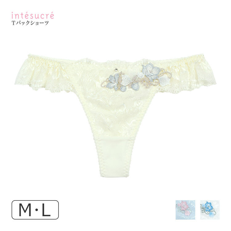 intesucre「アンテシュクレ なでしこブラ IBT391ペア Ｔバックショーツ M-L IST391」|インナー|