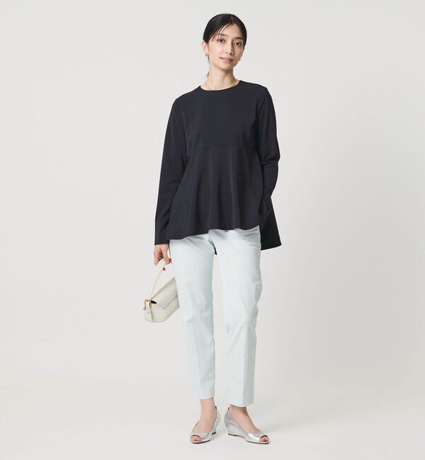 UNITED ARROWS「FEEL CLEAN 2WAY ブラウス ‐防シワ ストレッチ UVカット‐」|シャツ・ブラウス|