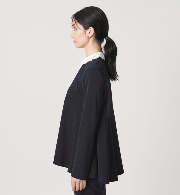 UNITED ARROWS「FEEL CLEAN 2WAY ブラウス ‐防シワ ストレッチ UVカット‐」|シャツ・ブラウス|