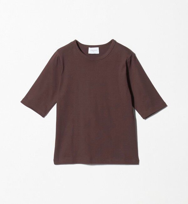 UNITED ARROWS「５分袖 コットン フライス Tシャツ」|Tシャツ・カットソー|