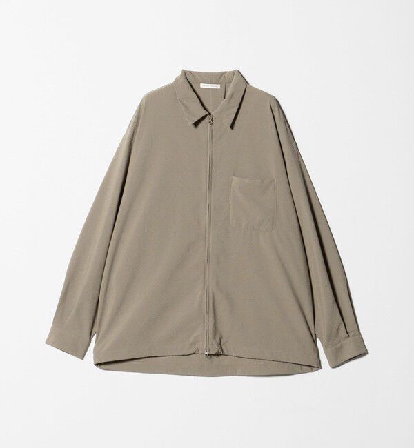 UNITED ARROWS「DotAir ドットエア サッカー ジップ シャツ　吸水速乾」|シャツ・ブラウス|