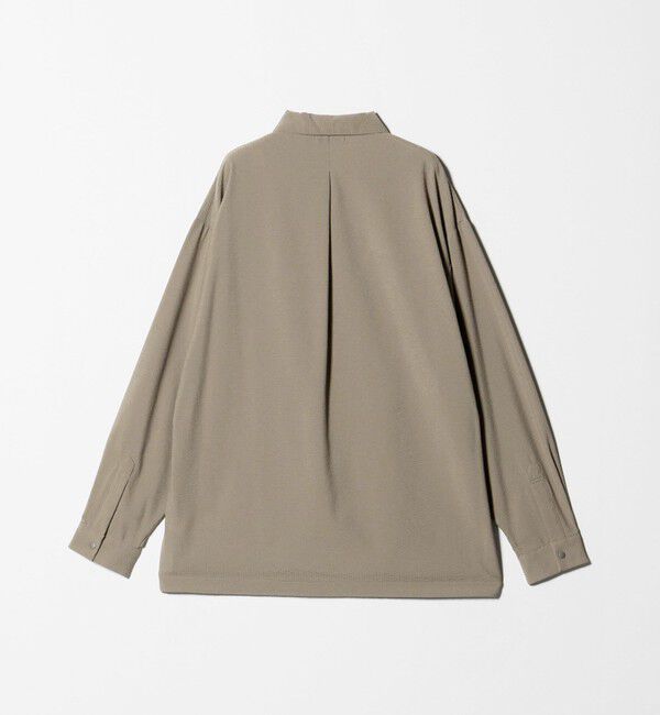 UNITED ARROWS「DotAir ドットエア サッカー ジップ シャツ　吸水速乾」|シャツ・ブラウス|