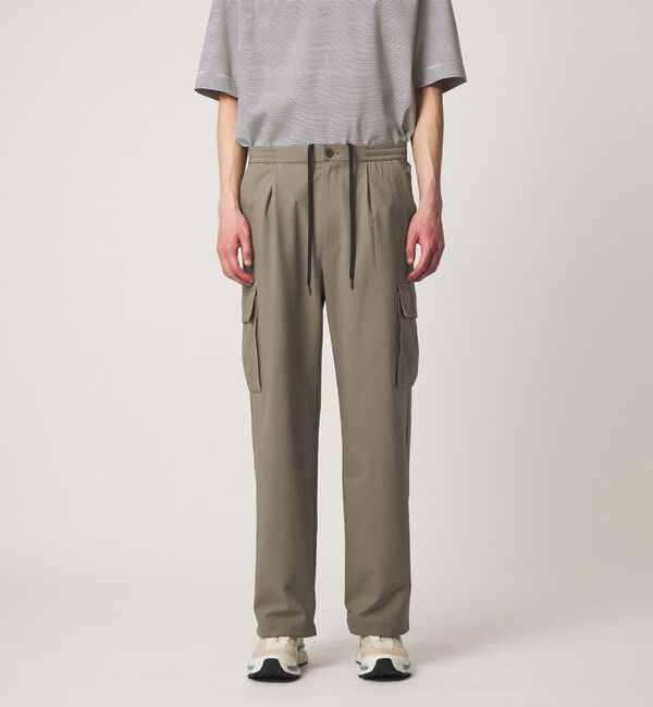 UNITED ARROWS「DotAir ドットエア サッカー カーゴイージーパンツ　吸水速乾」|カーゴ|