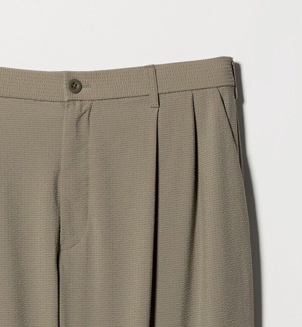 UNITED ARROWS「DotAir ドットエア サッカー ヘムコード 2プリーツ パンツ　吸水速乾」|その他|