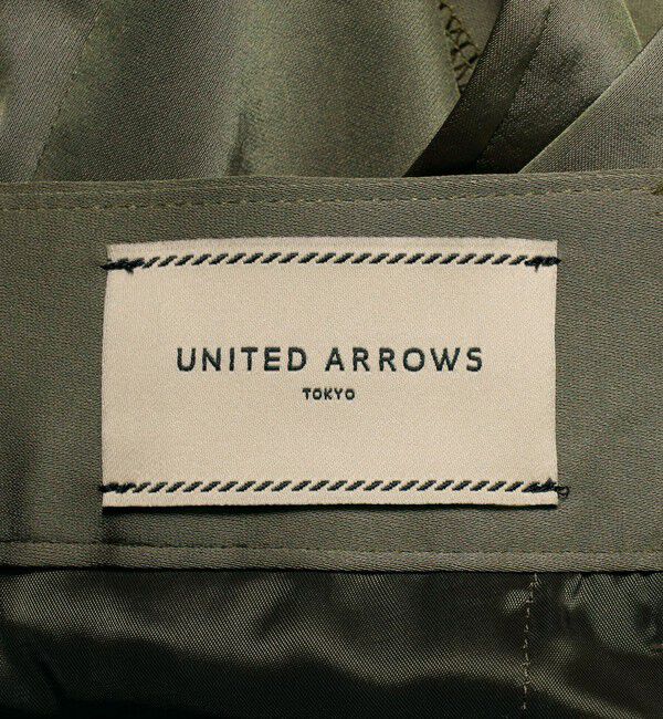 UNITED ARROWS「サテン クリーン ポケット パンツ ‐ウォッシャブル‐」|カーゴ|