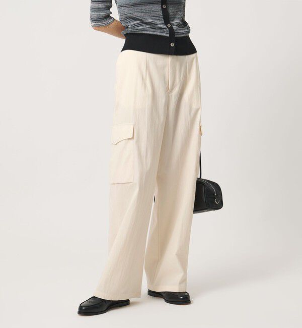 UNITED ARROWS「ポケット ワイドパンツ」|その他|OFF WHITE