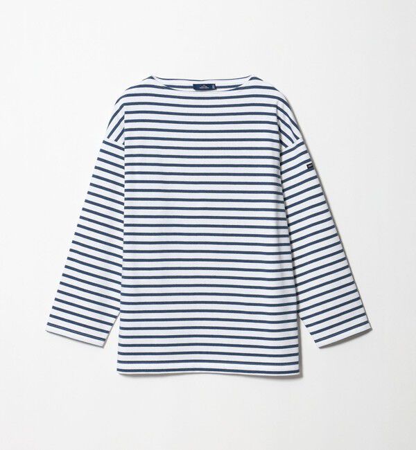 UNITED ARROWS「＜SAINT JAMES＞ OUESSANT LOOSE II/ボーダー ウェッソン ルーズ II」|Tシャツ・カットソー|NAVY