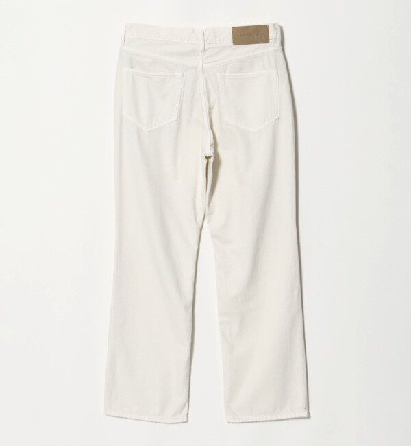 UNITED ARROWS「【別注】＜KURO＞MONTE/ホワイト セミフレア デニムパンツ」|デニム|