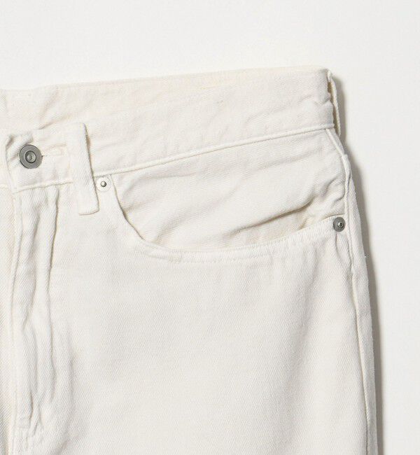 UNITED ARROWS「【別注】＜KURO＞MONTE/ホワイト セミフレア デニムパンツ」|デニム|