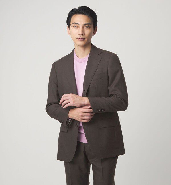UNITED ARROWS green label relaxing「VITALE BARBERIS CANONICO ラスティック 無地 3B CLS/D スーツジャケット セットアップジャケット」|スーツ|