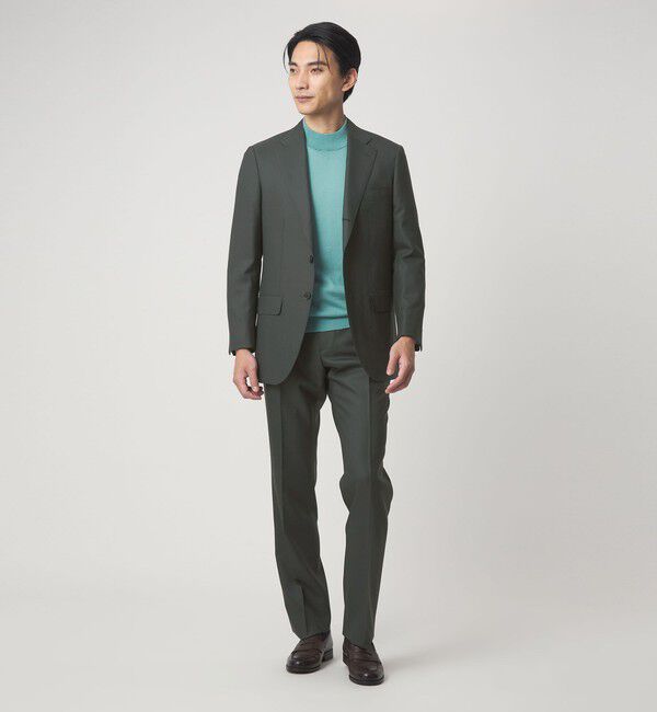 UNITED ARROWS green label relaxing「VITALE BARBERIS CANONICO ラスティック 無地 3B CLS/D スーツジャケット セットアップジャケット」|スーツ|