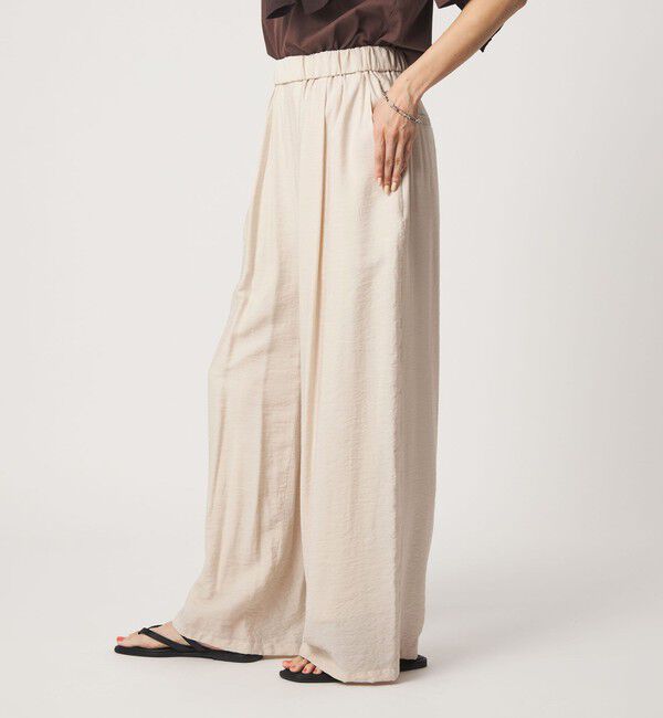 UNITED ARROWS green label relaxing「［size SHORTあり］【WEB限定】＜at ease＞ドロスト ワイド パンツ」|その他|