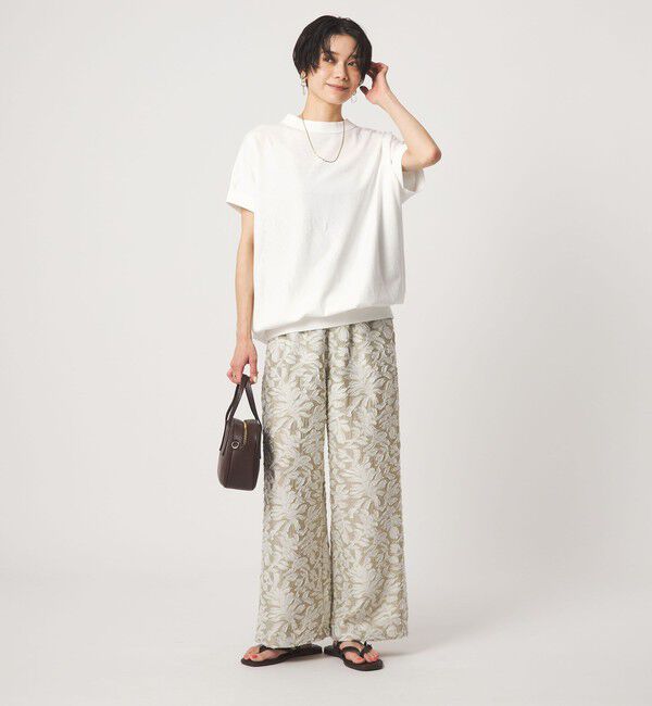 UNITED ARROWS green label relaxing「ガーゼテンジク フォルム Tシャツ」|Tシャツ・カットソー|