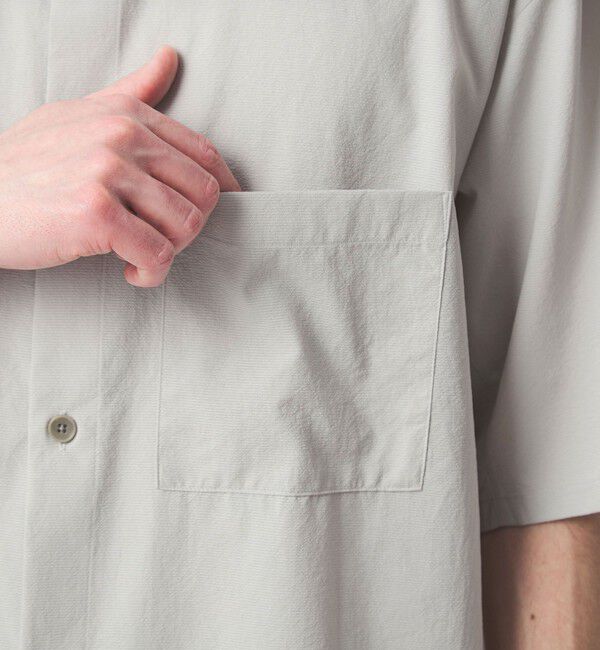 UNITED ARROWS green label relaxing「Dot Air ボックス レギュラーカラー 半袖 シャツ -ストレッチ-」|シャツ・ブラウス|