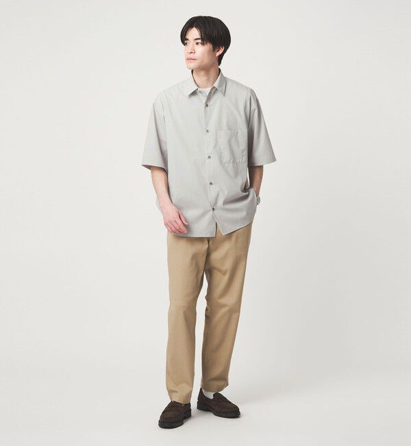 UNITED ARROWS green label relaxing「Dot Air ボックス レギュラーカラー 半袖 シャツ -ストレッチ-」|シャツ・ブラウス|