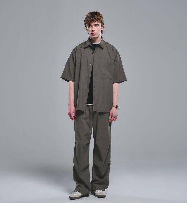 UNITED ARROWS green label relaxing「Dot Air ボックス レギュラーカラー 半袖 シャツ -ストレッチ-」|シャツ・ブラウス|