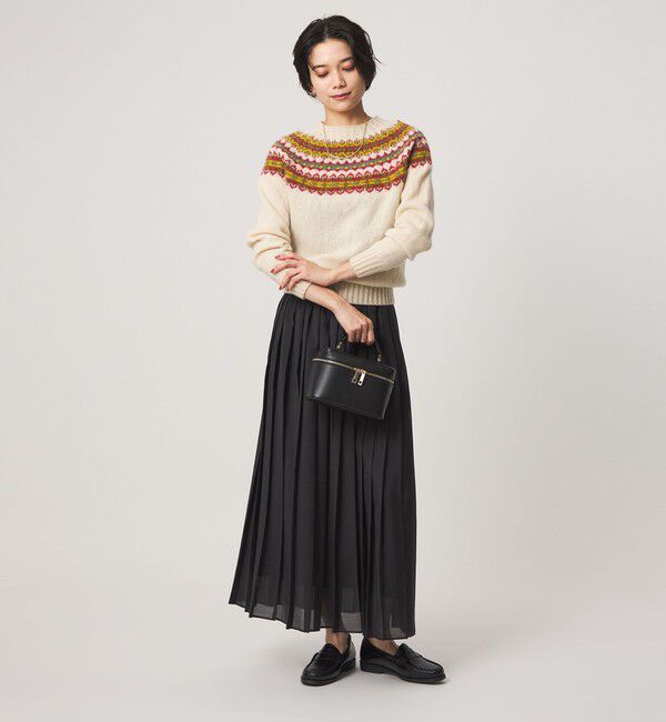 UNITED ARROWS green label relaxing「【別注】＜Harley of Scotland＞ノルディック プルオーバー ニット」|ニット・セーター|