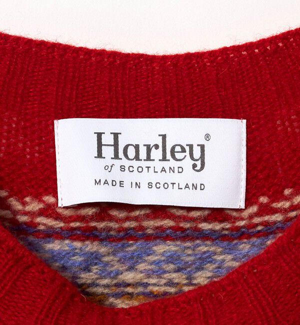 UNITED ARROWS green label relaxing「【別注】＜Harley of Scotland＞ノルディック プルオーバー ニット」|ニット・セーター|