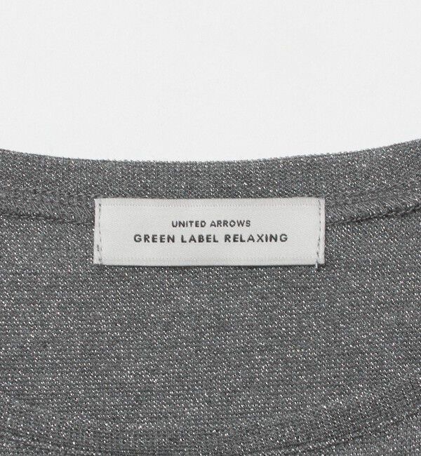 UNITED ARROWS green label relaxing「シャイニーラメ クルーネック ロングスリーブ カットソー」|Tシャツ・カットソー|