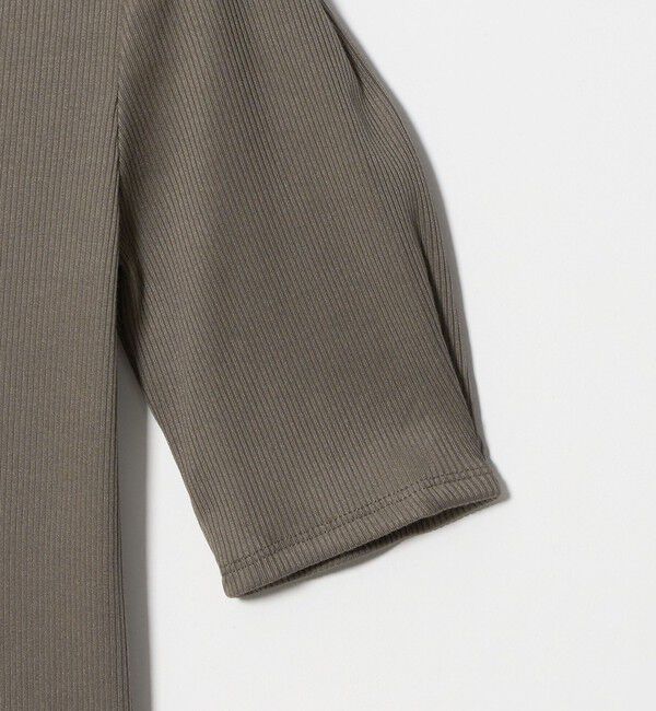 UNITED ARROWS green label relaxing「ブライトリブ レース 5分袖 プルオーバー カットソー」|Tシャツ・カットソー|