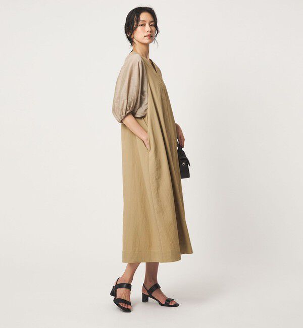 UNITED ARROWS green label relaxing「ボリューム スリーブ ワンピース」|ワンピース|