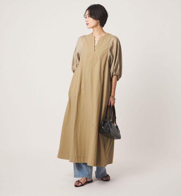 UNITED ARROWS green label relaxing「ボリューム スリーブ ワンピース」|ワンピース|