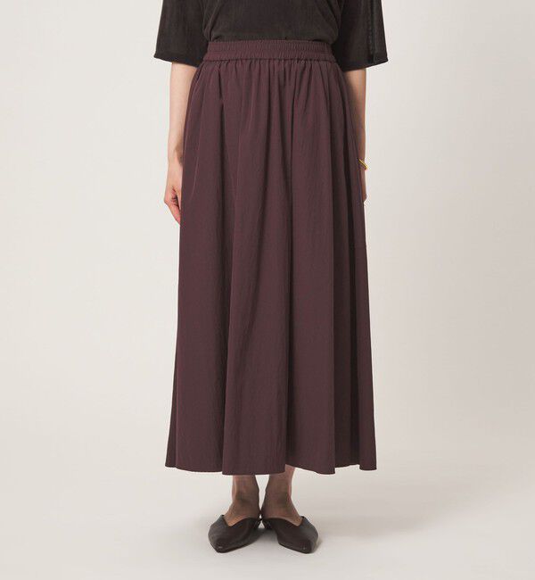 UNITED ARROWS green label relaxing「ボリューム ギャザー スカート」|フレア|