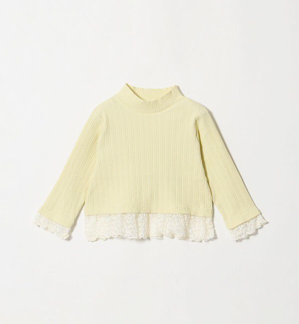 UNITED ARROWS green label relaxing「チュール レース コンビ プルオーバー / キッズ 100cm-130cm」|Tシャツ・カットソー|LIME