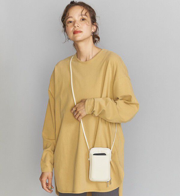 BEAUTY&YOUTH UNITED ARROWS「レザー ジップスリム ウォレットショルダー」|財布|