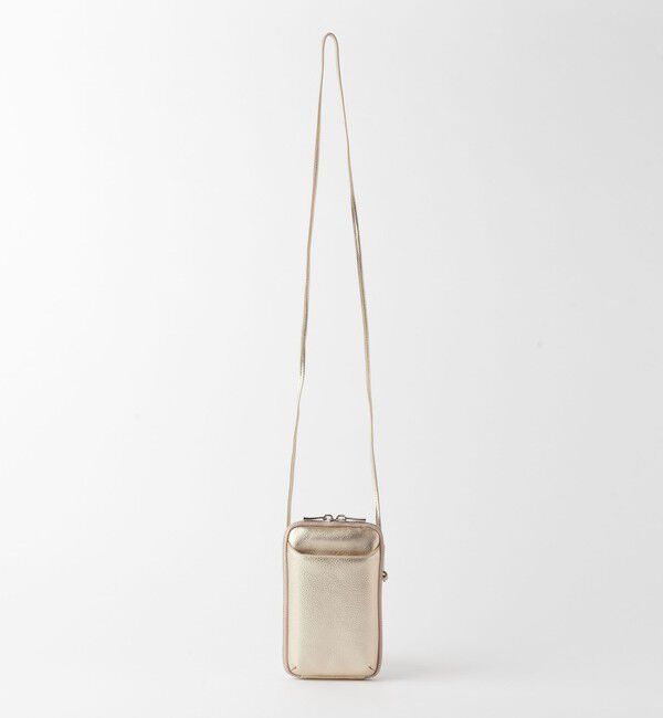 BEAUTY&YOUTH UNITED ARROWS「レザー ジップスリム ウォレットショルダー」|財布|