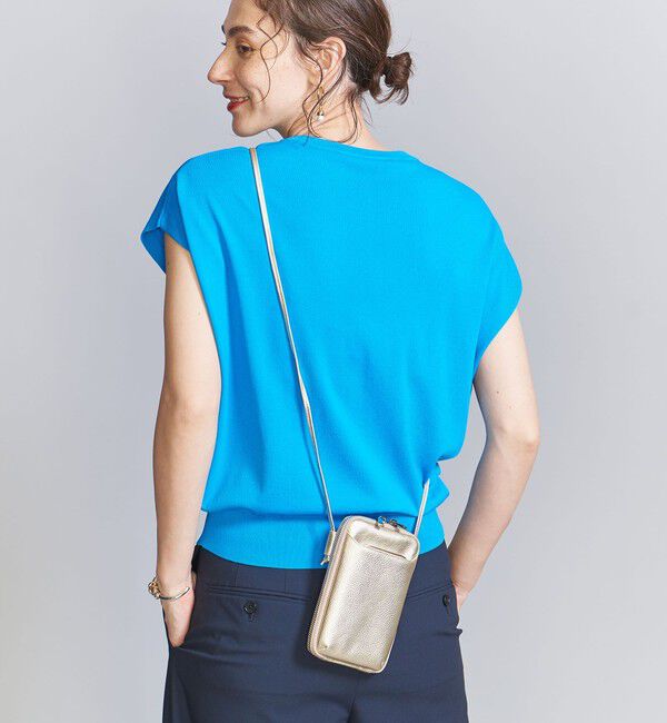 BEAUTY&YOUTH UNITED ARROWS「レザー ジップスリム ウォレットショルダー」|財布|