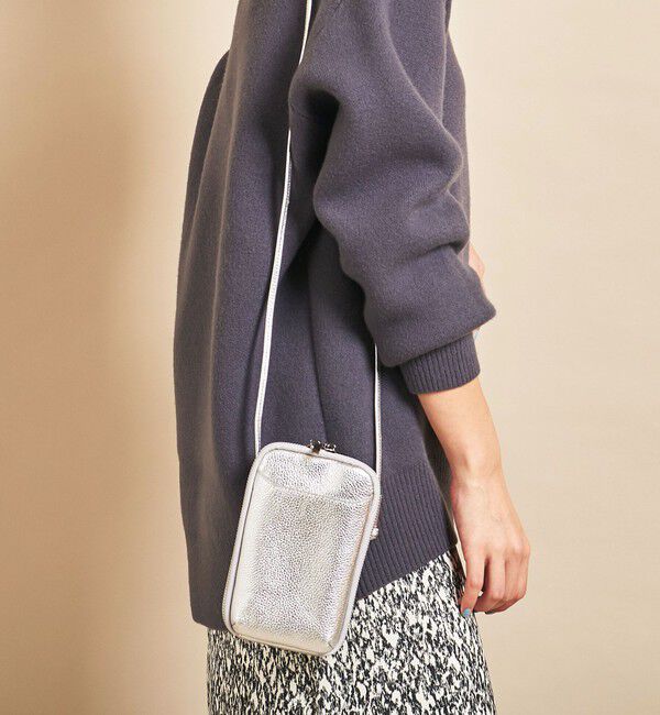 BEAUTY&YOUTH UNITED ARROWS「レザー ジップスリム ウォレットショルダー」|財布|