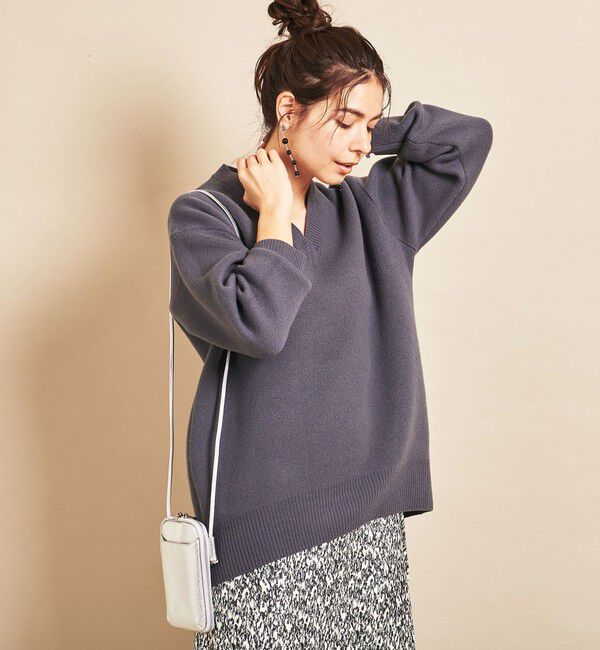 BEAUTY&YOUTH UNITED ARROWS「レザー ジップスリム ウォレットショルダー」|財布|