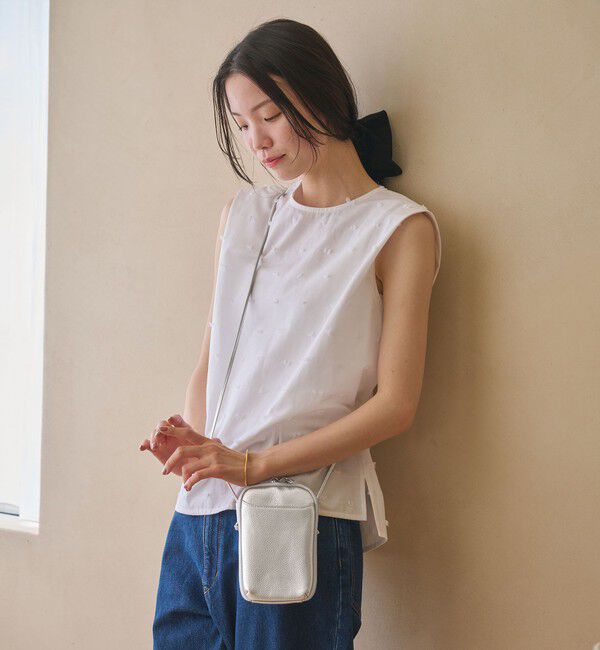 BEAUTY&YOUTH UNITED ARROWS「レザー ジップスリム ウォレットショルダー」|財布|