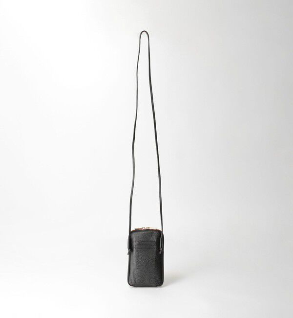 BEAUTY&YOUTH UNITED ARROWS「レザー ジップスリム ウォレットショルダー」|財布|