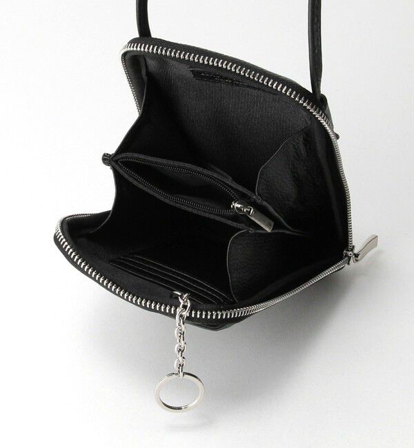 BEAUTY&YOUTH UNITED ARROWS「レザー ジップスリム ウォレットショルダー」|財布|