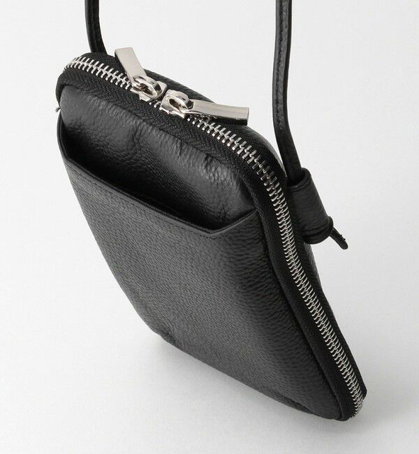 BEAUTY&YOUTH UNITED ARROWS「レザー ジップスリム ウォレットショルダー」|財布|