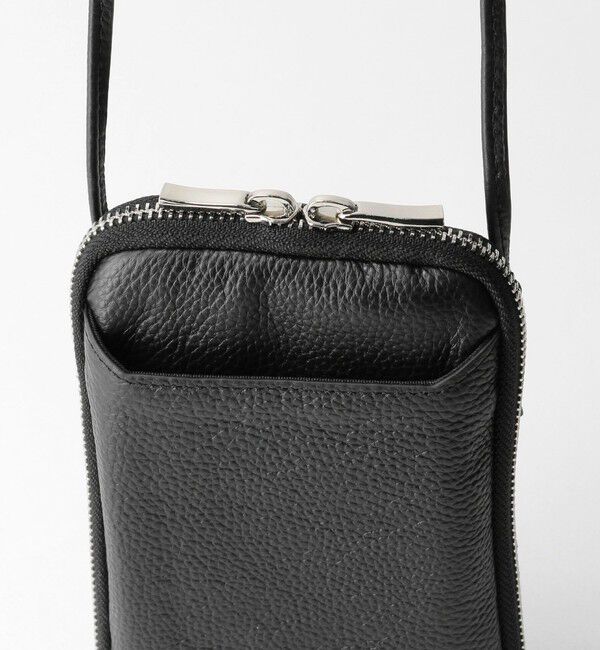 BEAUTY&YOUTH UNITED ARROWS「レザー ジップスリム ウォレットショルダー」|財布|