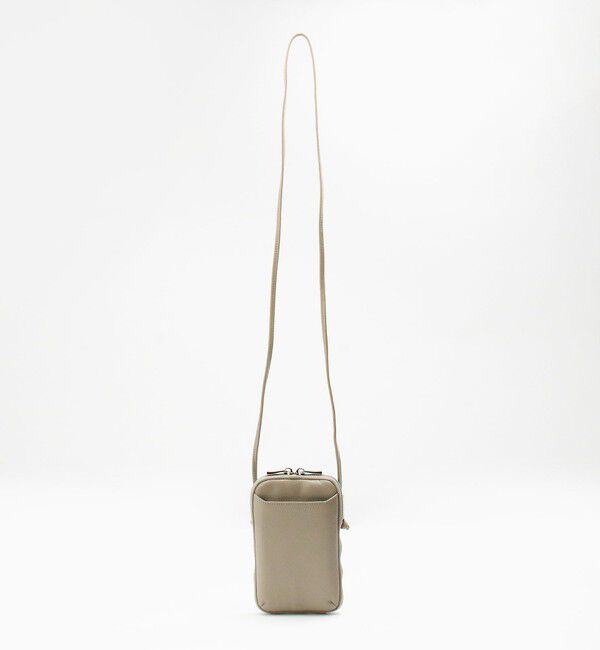 BEAUTY&YOUTH UNITED ARROWS「レザー ジップスリム ウォレットショルダー」|財布|