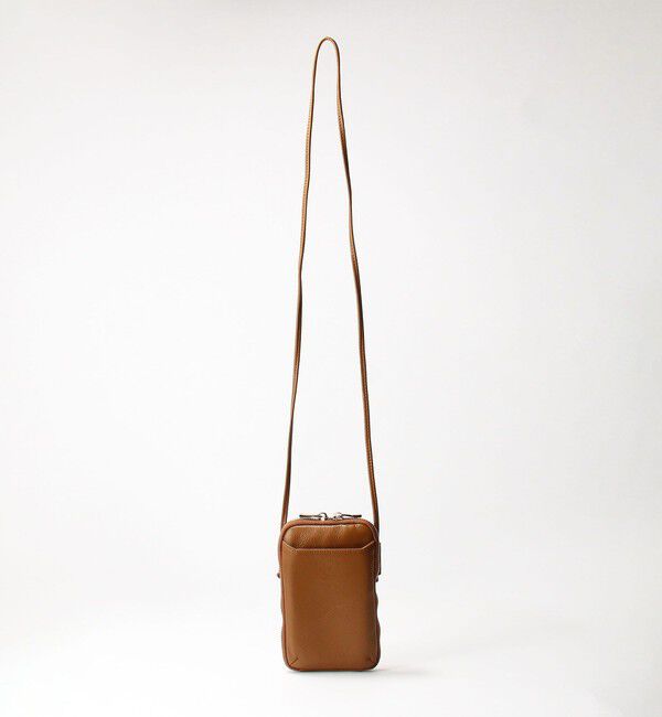 BEAUTY&YOUTH UNITED ARROWS「レザー ジップスリム ウォレットショルダー」|財布|