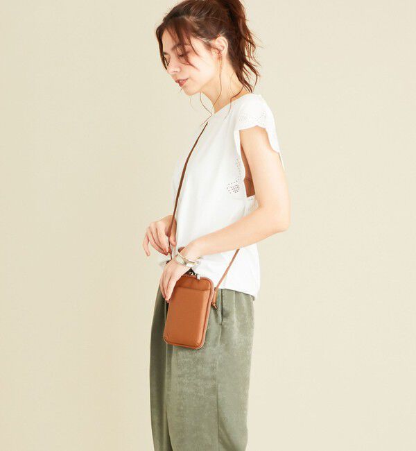 BEAUTY&YOUTH UNITED ARROWS「レザー ジップスリム ウォレットショルダー」|財布|