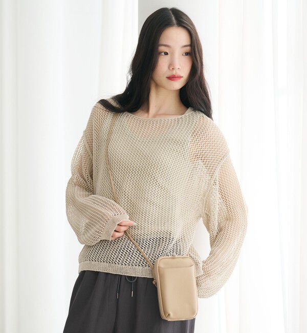 BEAUTY&YOUTH UNITED ARROWS「レザー ジップスリム ウォレットショルダー」|財布|