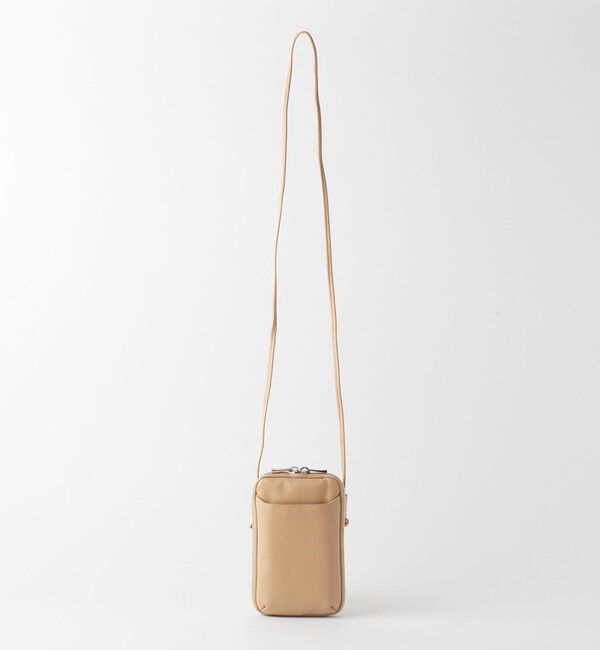 BEAUTY&YOUTH UNITED ARROWS「レザー ジップスリム ウォレットショルダー」|財布|