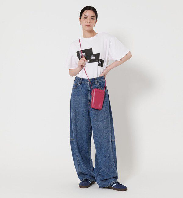 BEAUTY&YOUTH UNITED ARROWS「レザー ジップスリム ウォレットショルダー」|財布|